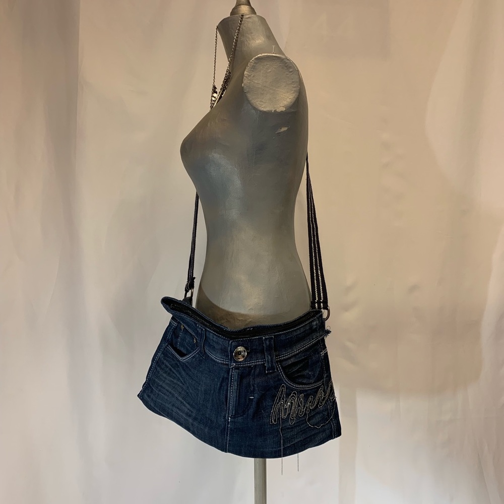 ✨UNIQUE -ONE OF A KIND SIXTY JEANS  BLING SHOULDER BAG✨
